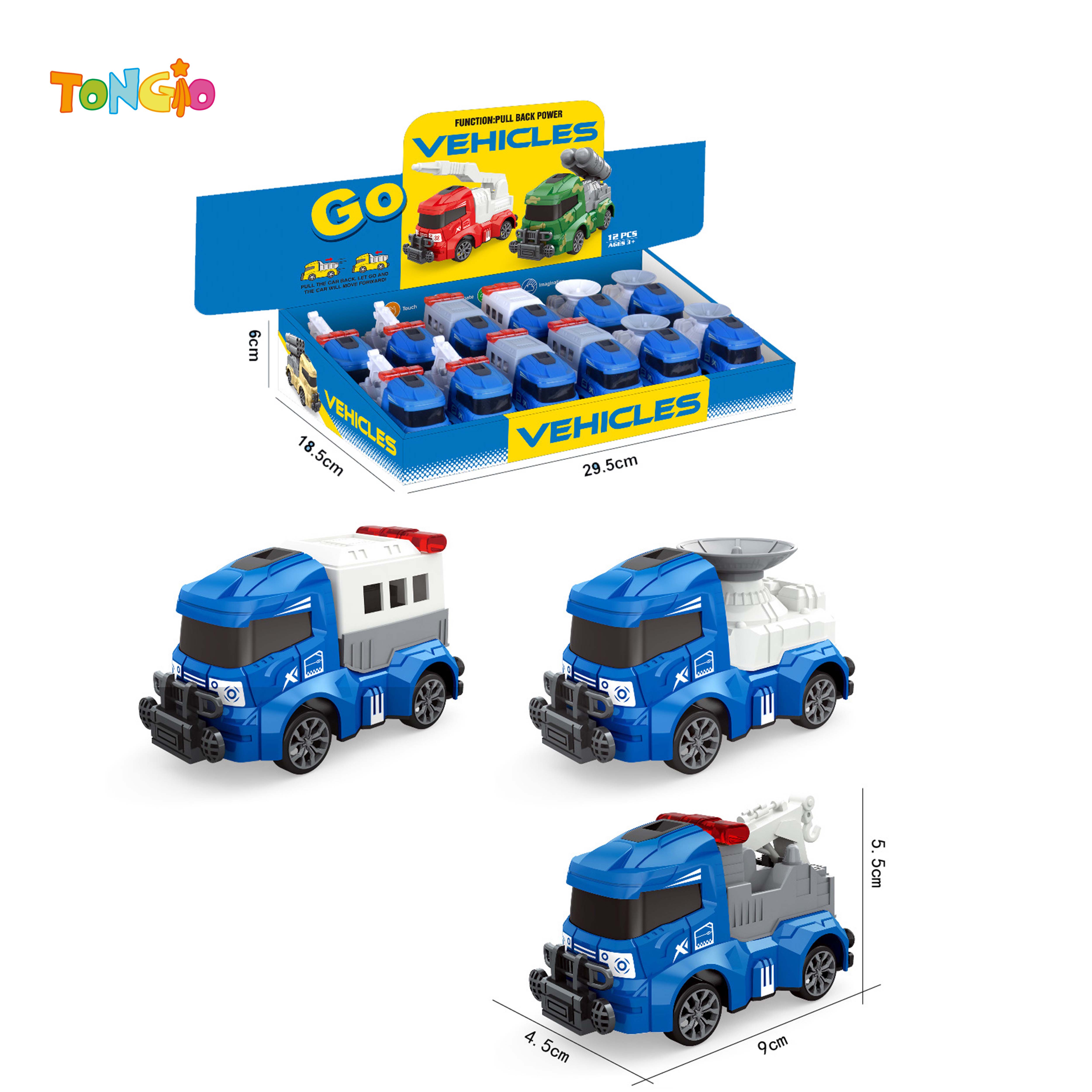 POLICE FLEET 12PCS TT22241