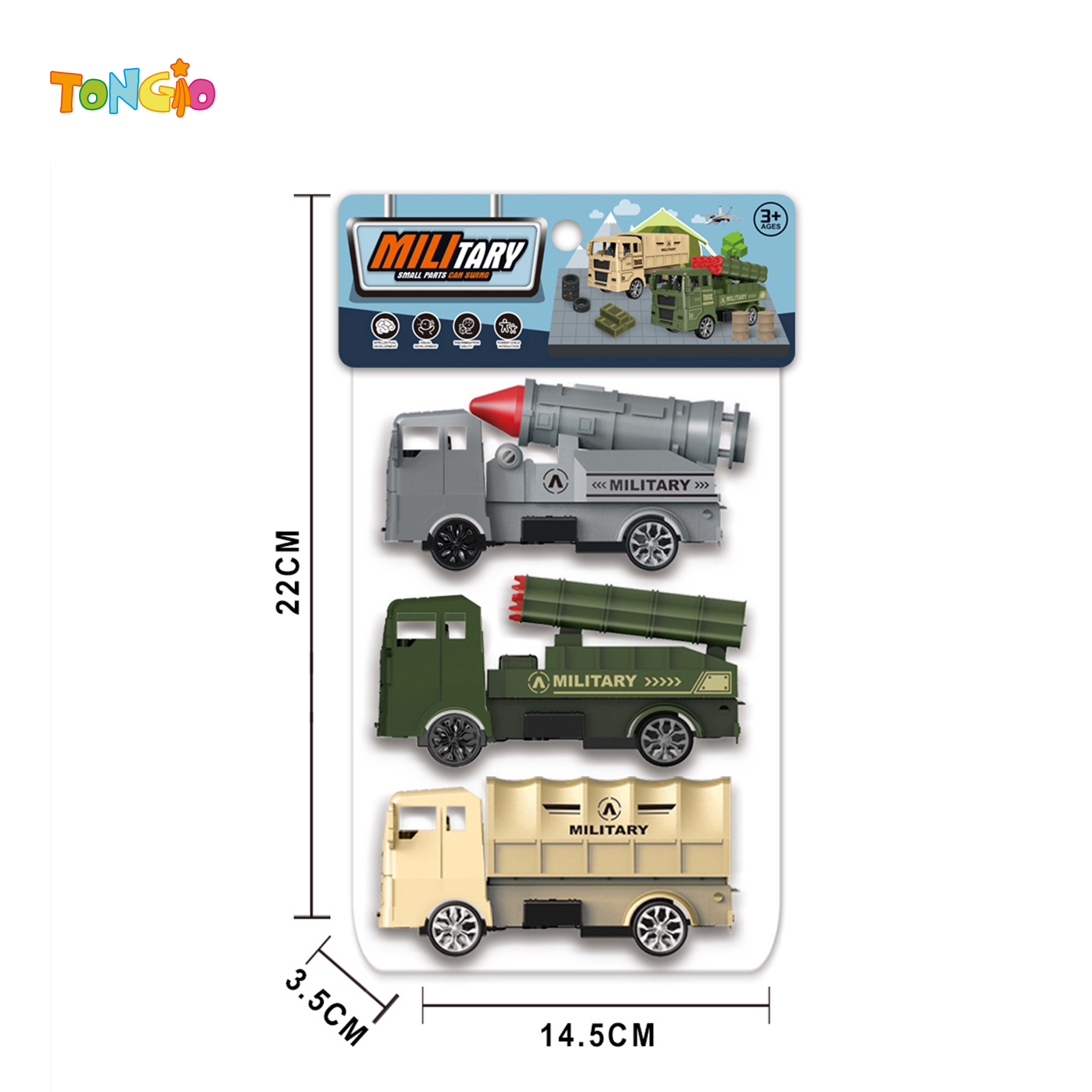 SLIDING MILITARY CAR SERIES PVC BAGS 3 TT22254