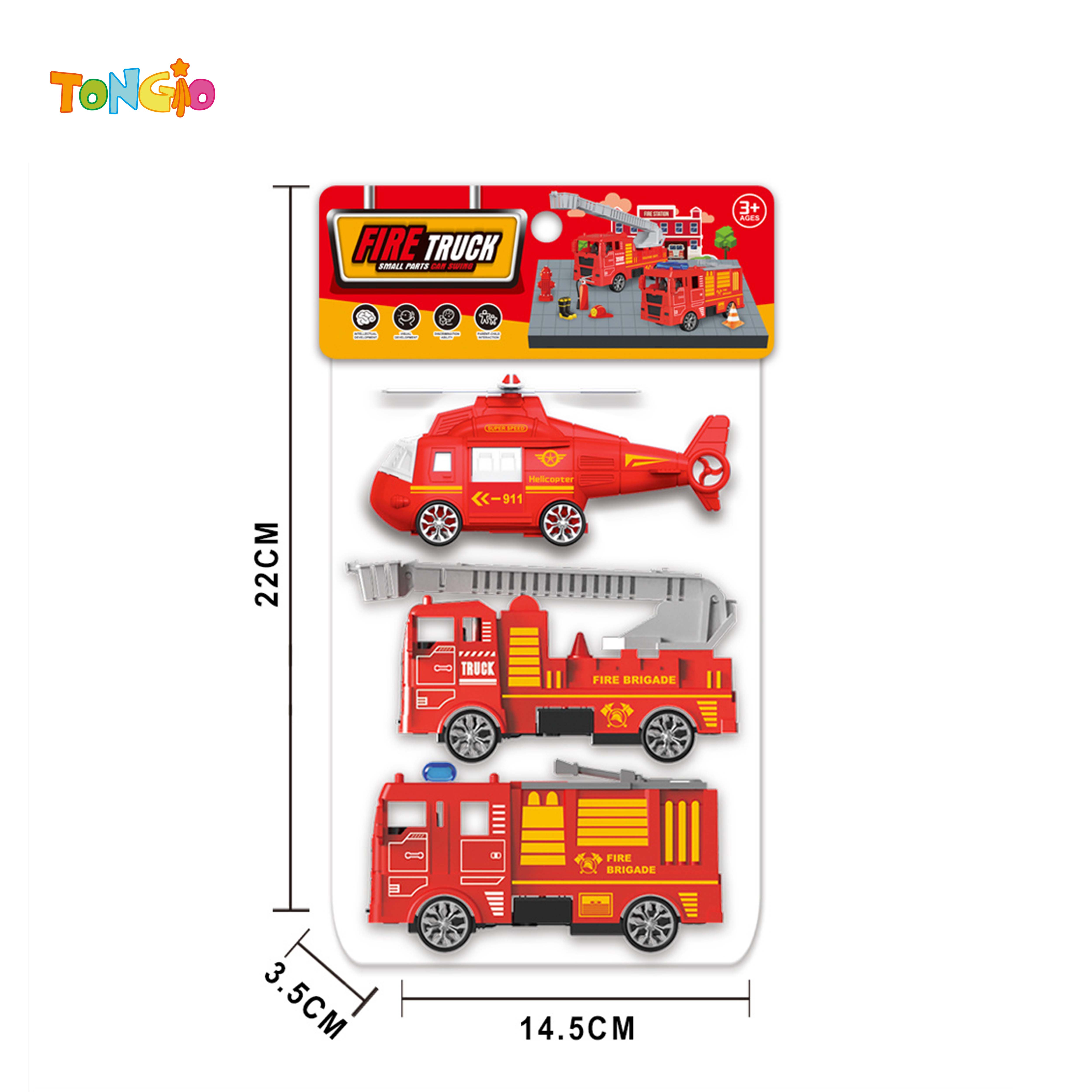 SLIDING FIRE TRUCK SERIES PVC BAGS 3 TT22255