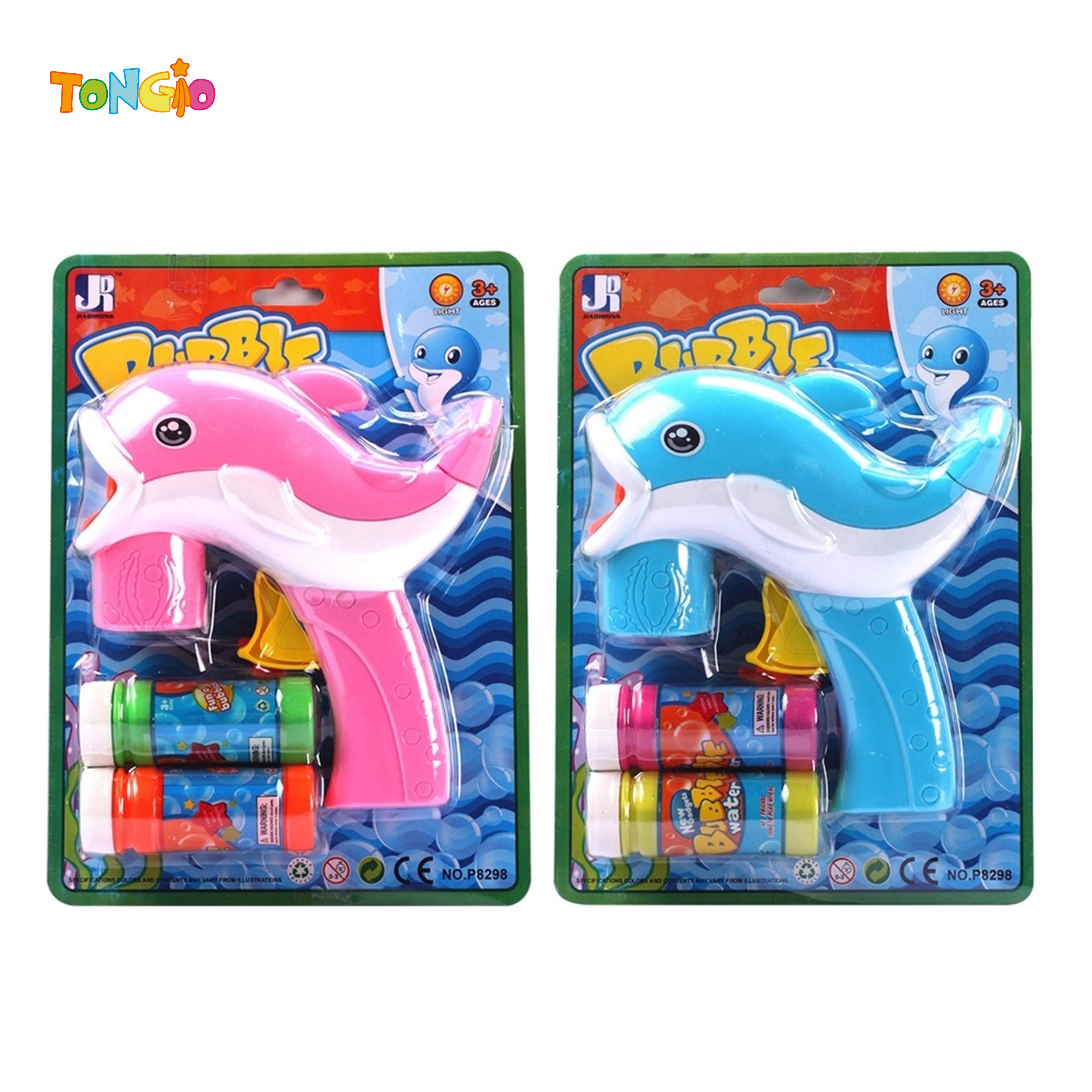 FRICTION SOLID COLOR SPRAY PAINT DOLPHIN AUTOMATIC BUBBLE GUN TT22323