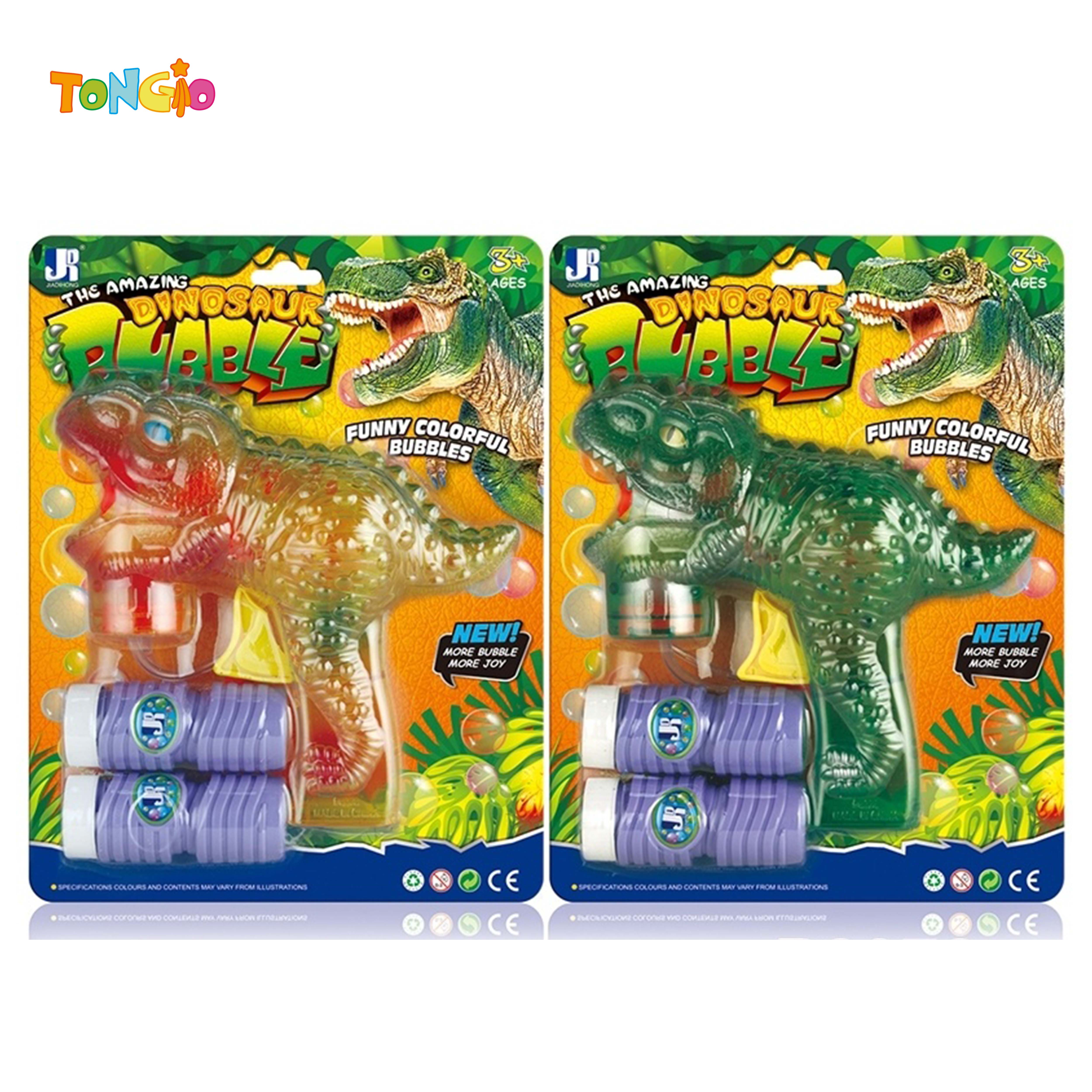 FRICTION TRANSPARENT SPRAY PAINT WITH LIGHT DINOSAUR BUBBLE GUN TT22324