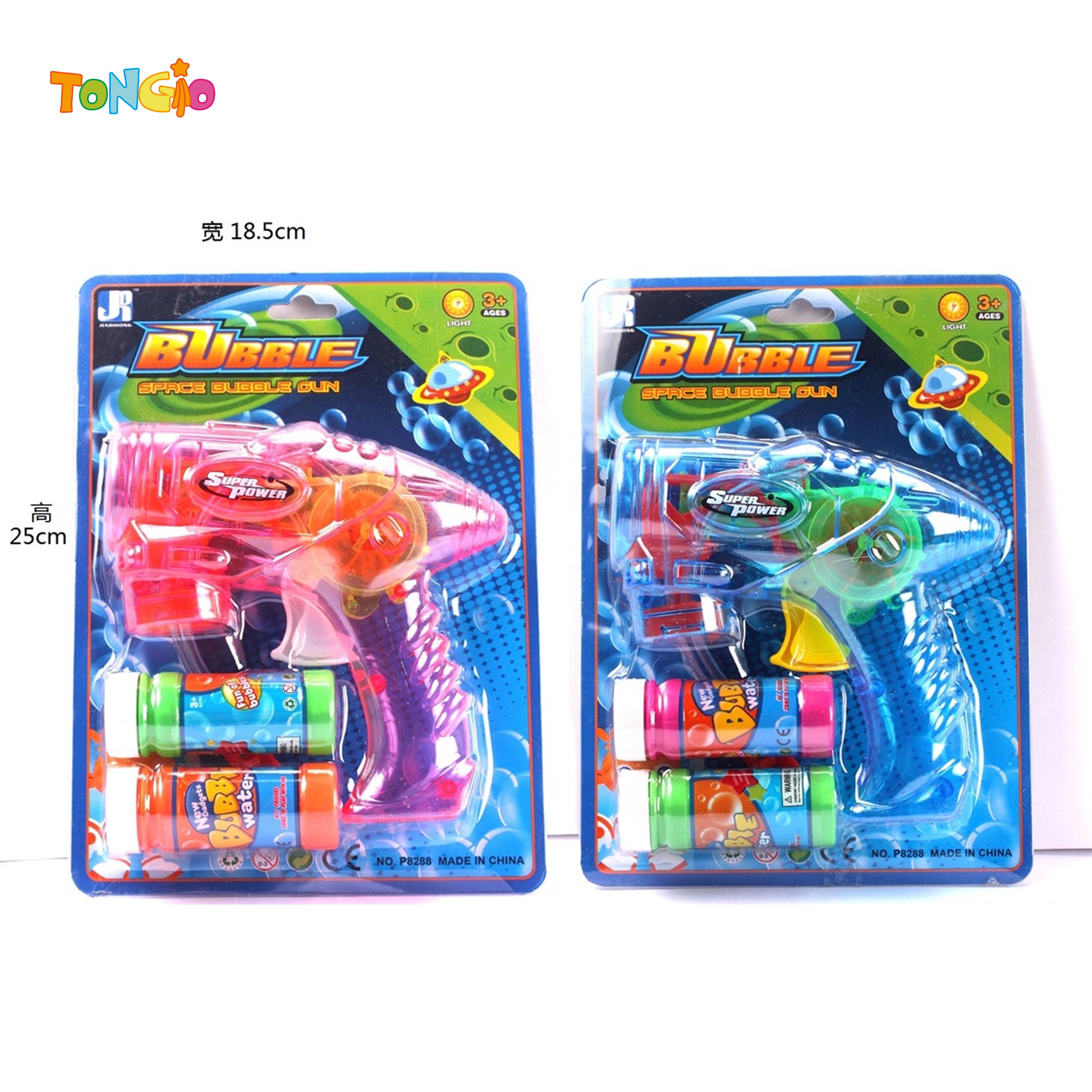 FRICTION SPACE-SHAPED TRANSPARENT AUTOMATIC BUBBLE GUN WITH LIGHTS TT22325