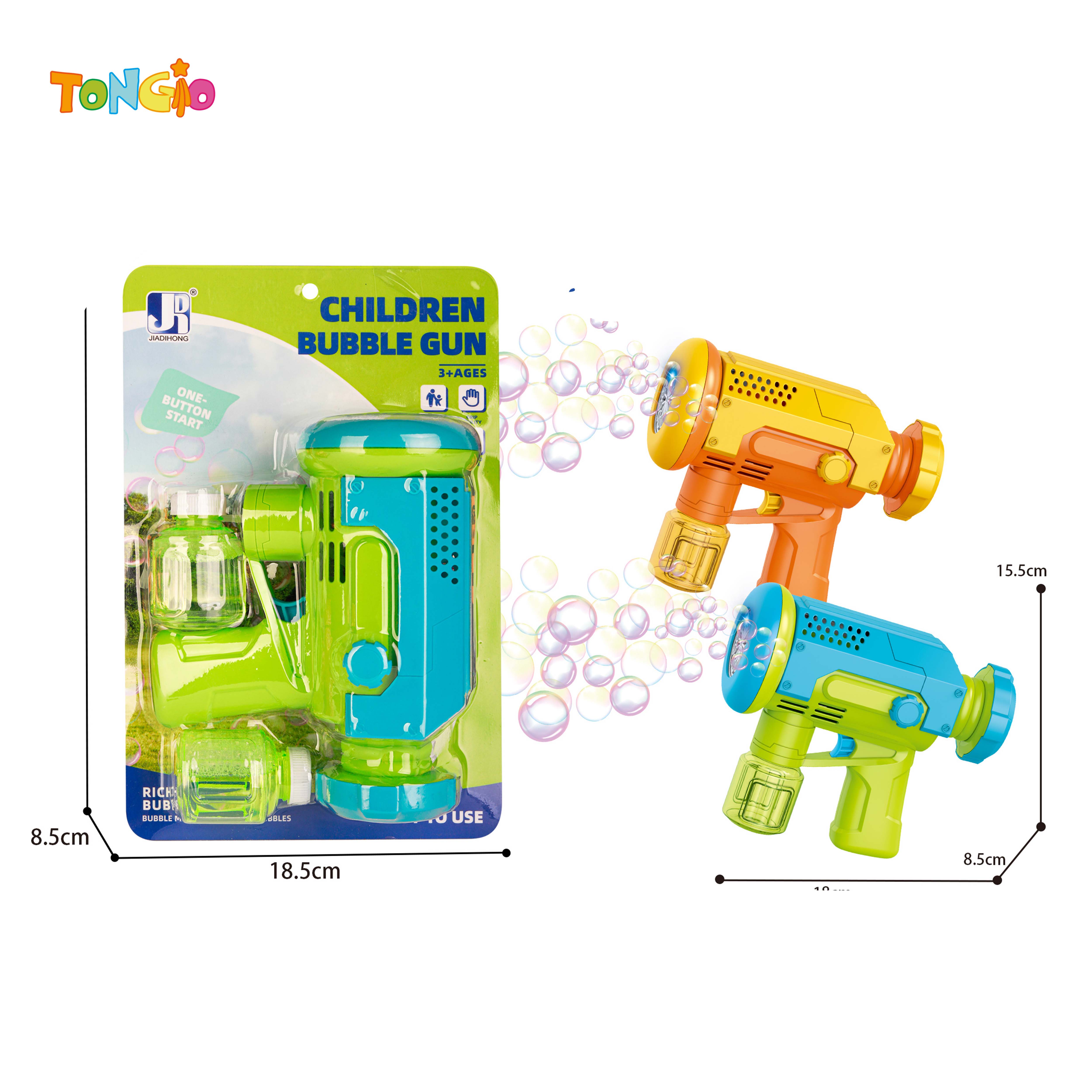 POROUS SMALL SIZE SPACE ROCKET LAUNCHER BUBBLE MACHINE TT22331