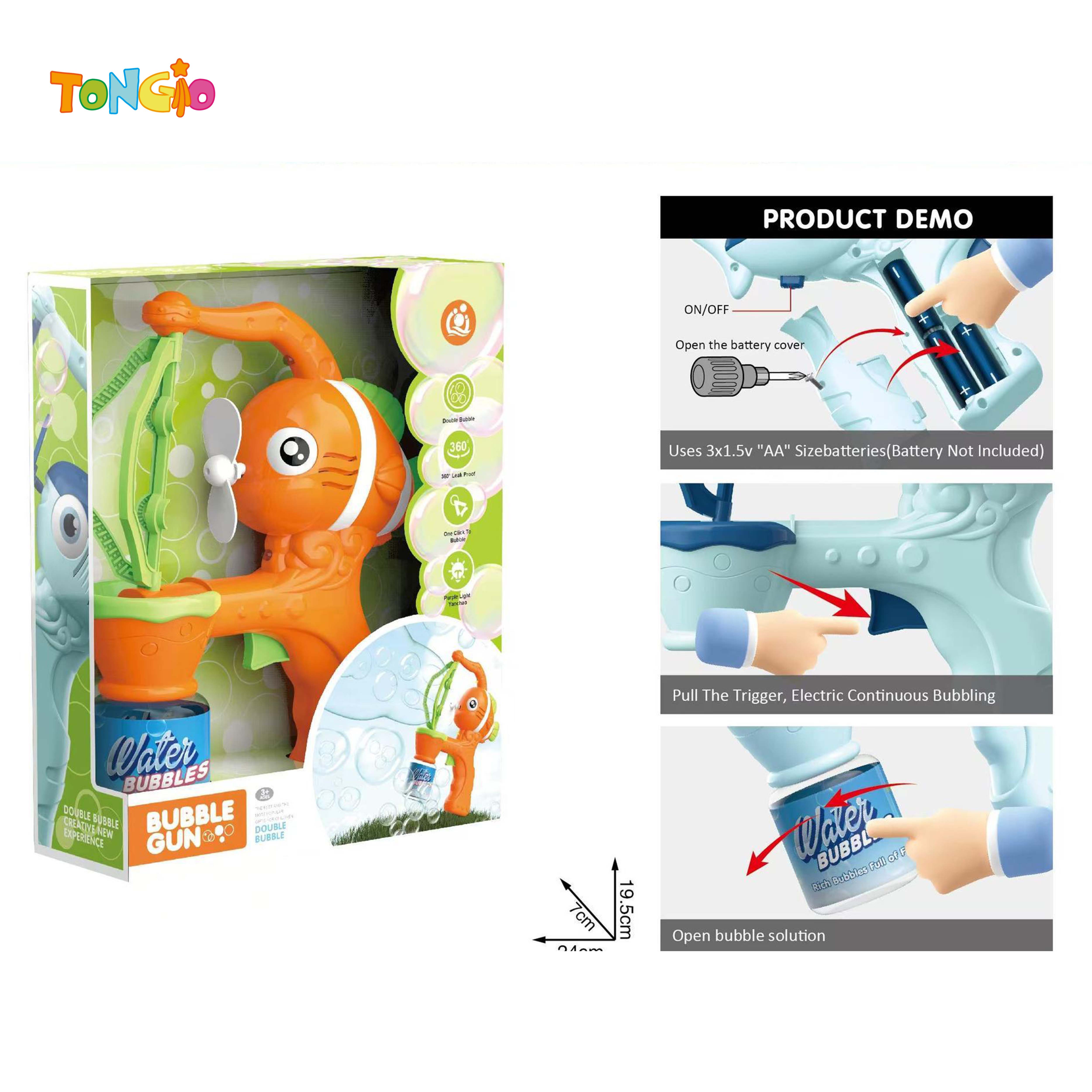 CLOWNFISH BUBBLE GUN TT22332